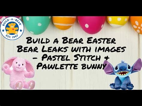 build a bear leaks|Build a Bear News